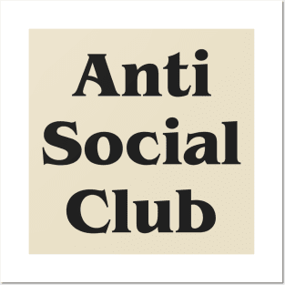 Anti Social Club Posters and Art